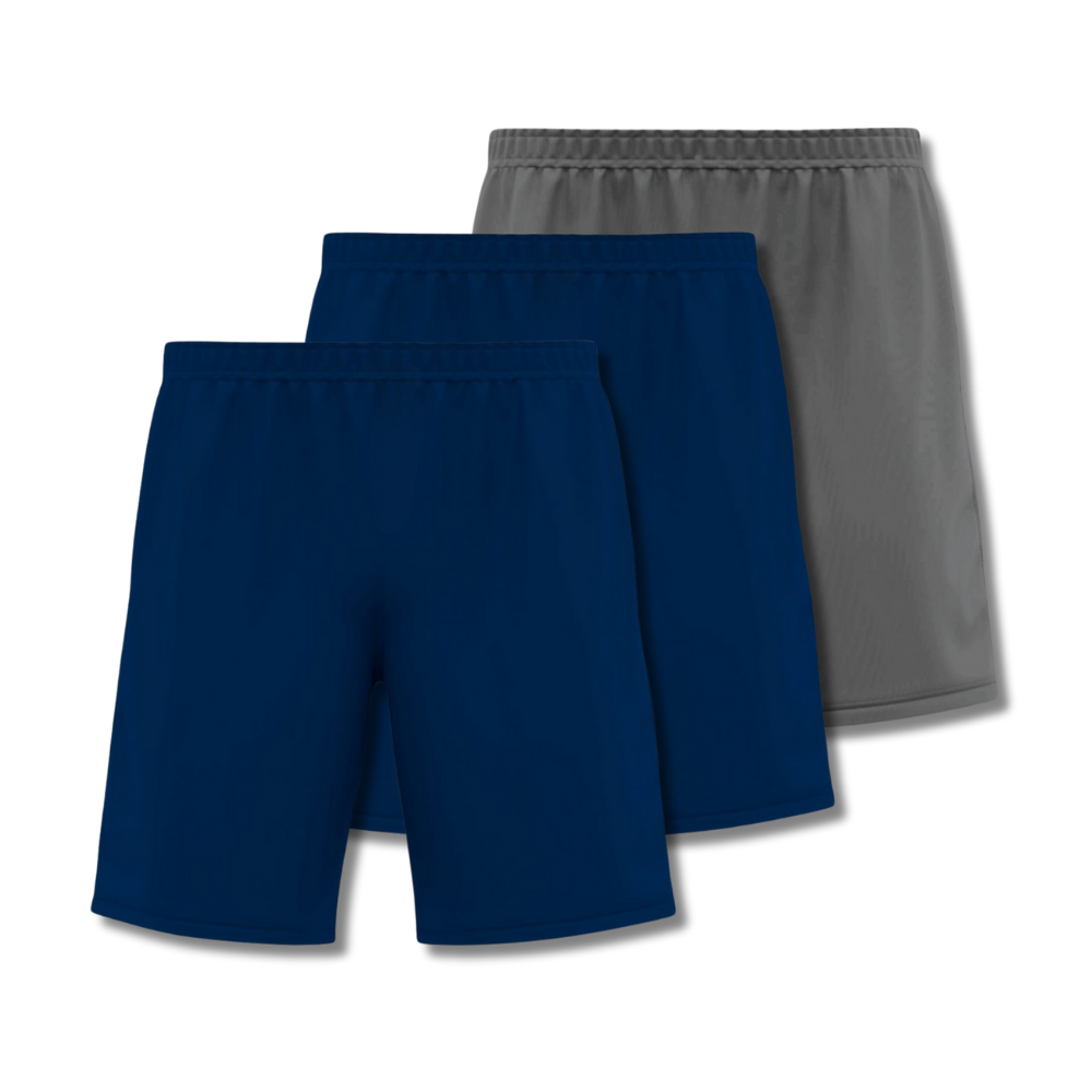 Men's 3-piece shorts set – anti-sweat and anti-odor