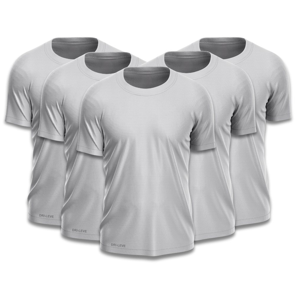 Set of 5 technological T-shirts for men