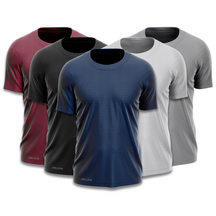Set of 5 technological T-shirts for men