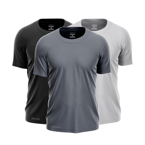 Set of 2 dry fit training t-shirts for men – anti-sweat