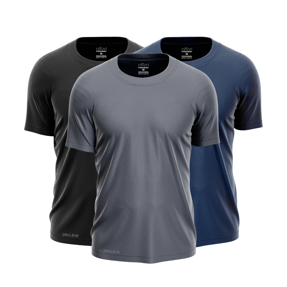 Set of 3 Technological T-Shirts – Anti-Sweat
