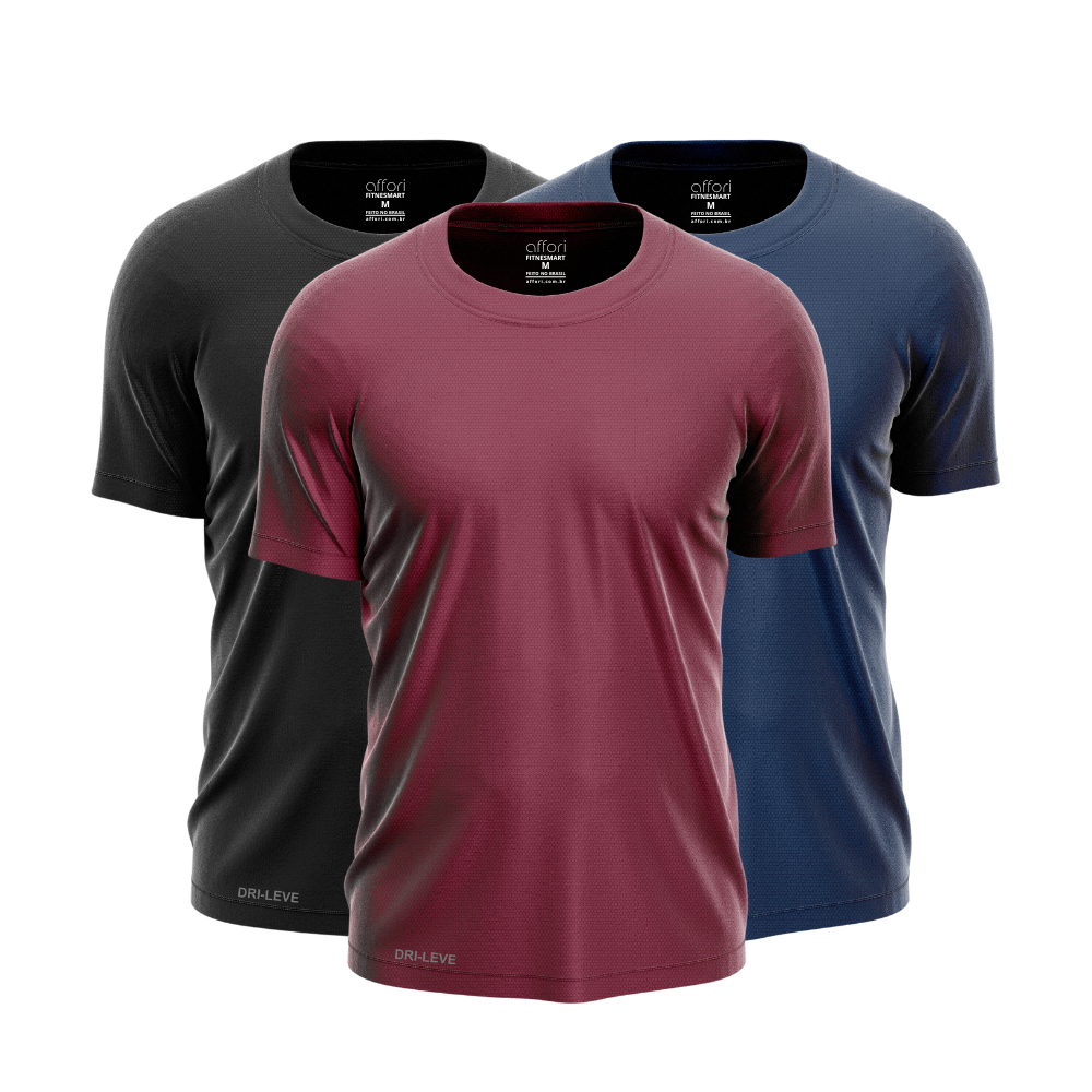 Set of 2 dry fit training t-shirts for men – anti-sweat