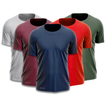 Set of 5 technological T-shirts for men