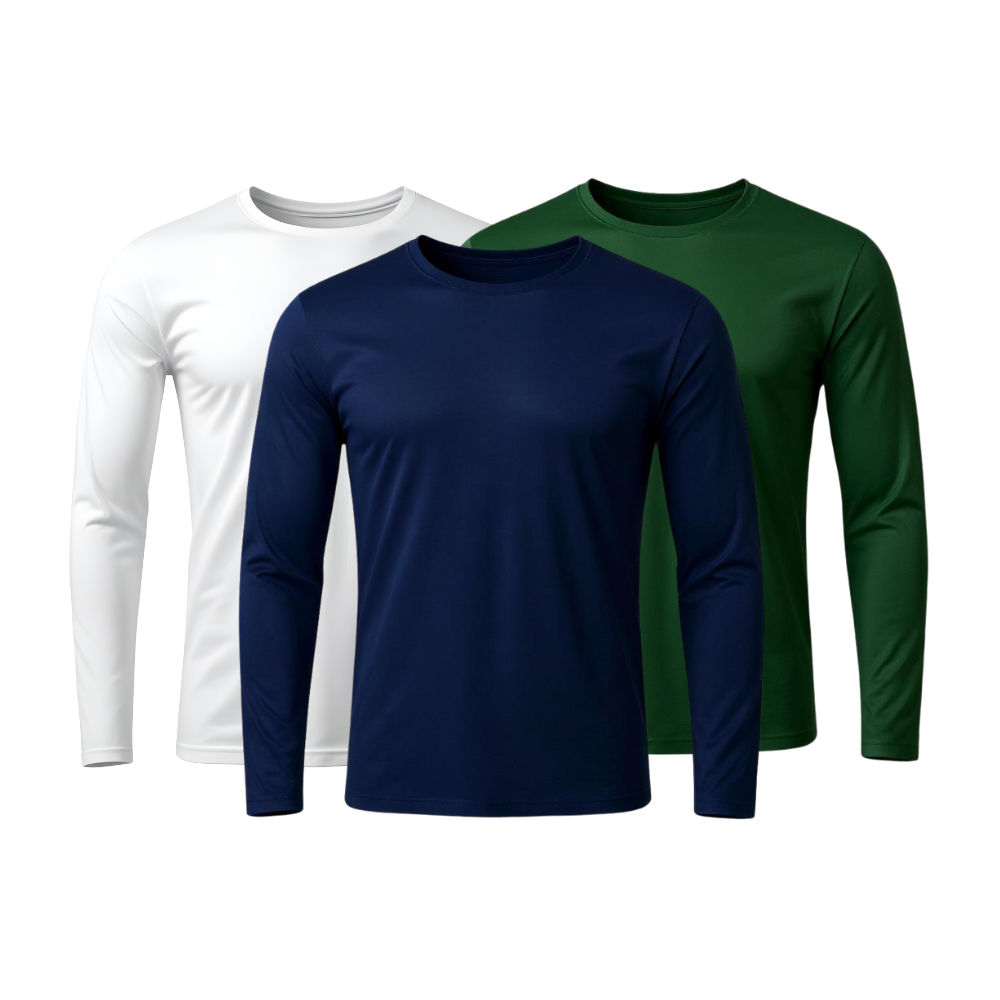 Set of 3 Technological Long Sleeve T-Shirts - ThermoShirt