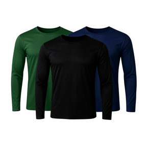 Set of 3 Technological Long Sleeve T-Shirts - ThermoShirt