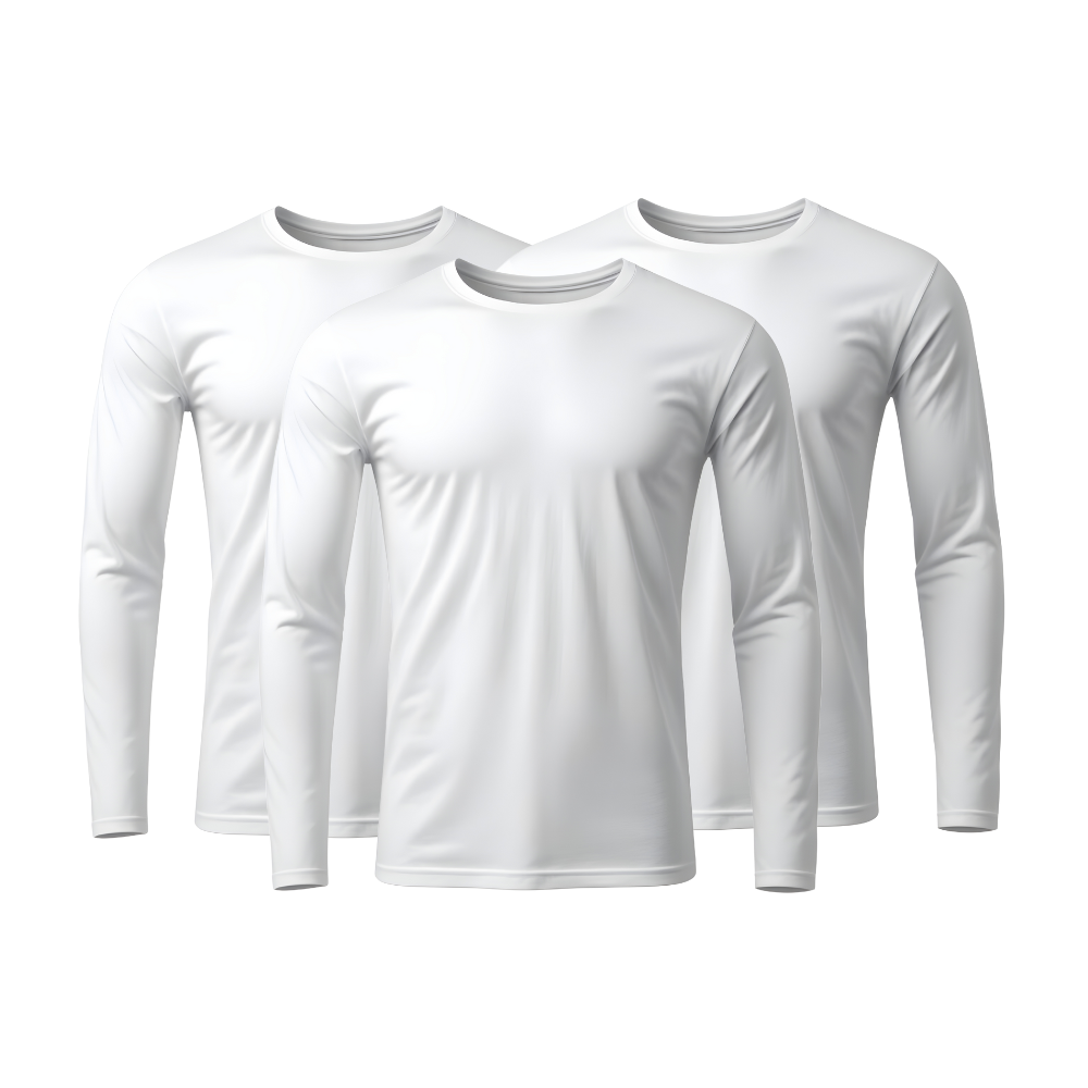 Set of 3 Technological Long Sleeve T-Shirts - ThermoShirt