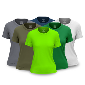 6-piece women's T-shirt set - anti-sweat
