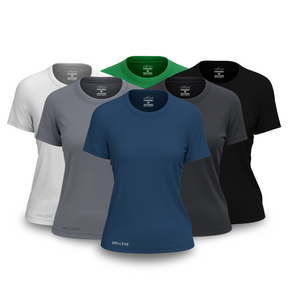6-piece women's T-shirt set - anti-sweat