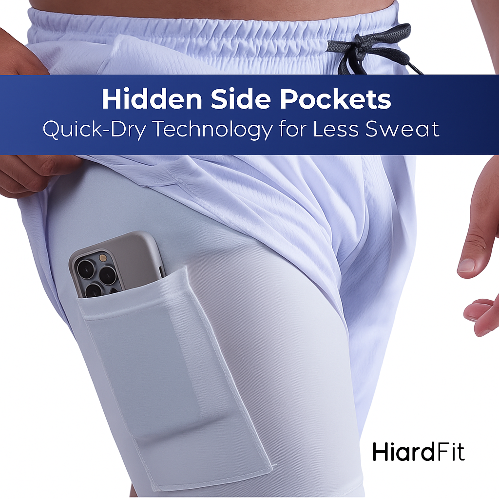 2-in-1 compression shorts