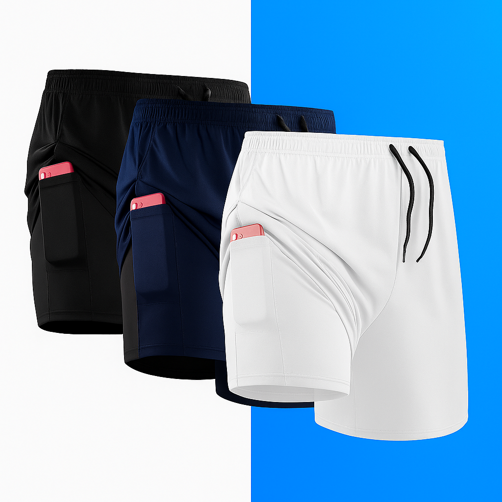 Buy 2 Get 3 – 2-in-1 compression shorts