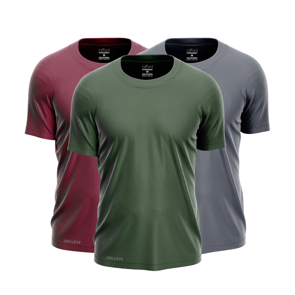 Set of 2 dry fit training t-shirts for men – anti-sweat