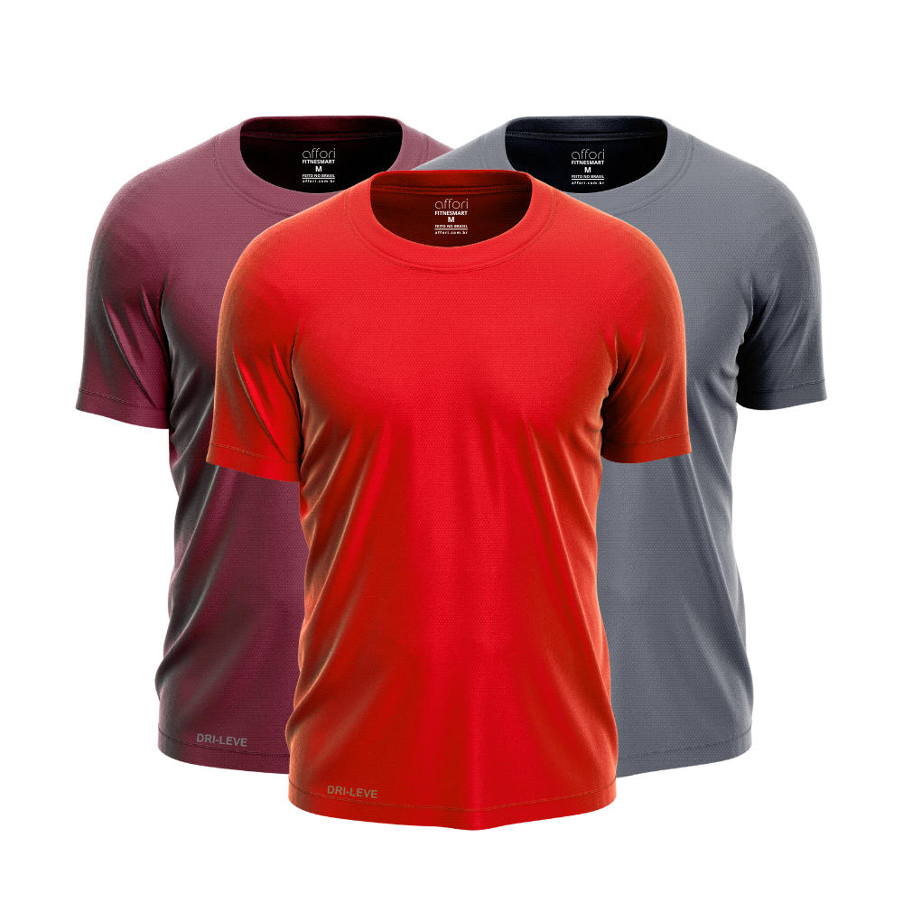 Set of 2 dry fit training t-shirts for men – anti-sweat
