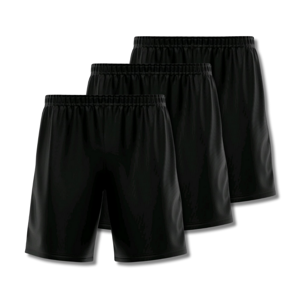 Men's 3-piece shorts set – anti-sweat and anti-odor