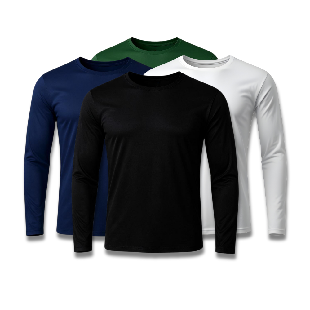 Set of 4 long-sleeved T-shirts with technology – anniversary offer