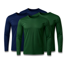 Set of 4 long-sleeved T-shirts with technology – winter promotion