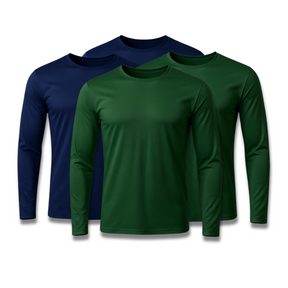 Set of 4 long-sleeved T-shirts with technology – winter promotion