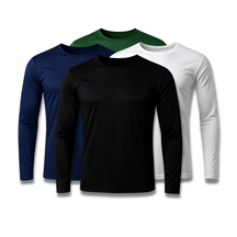 Set of 4 long-sleeved T-shirts with technology – winter promotion