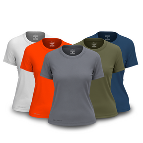 Set of 5 technology T-shirts for women – anniversary offer