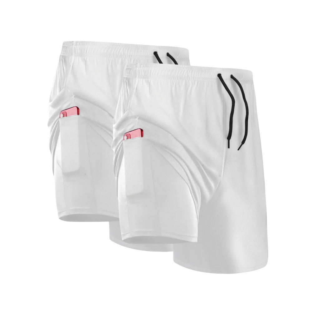 2-in-1 compression shorts set (2 Units)